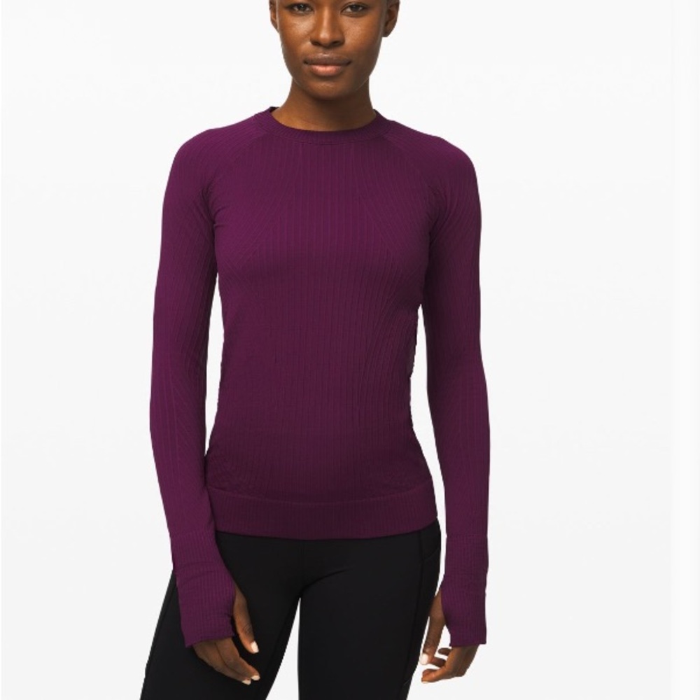 EUC- lululemon rest less pullover in marvel Sz 5